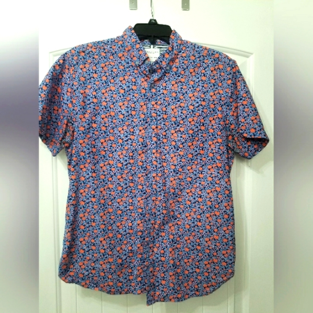 Denim & Flowers Button down